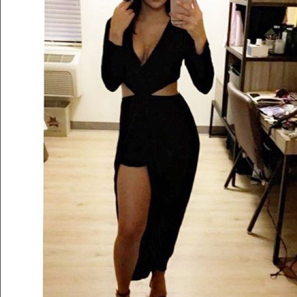 Long black formal dress only worn once